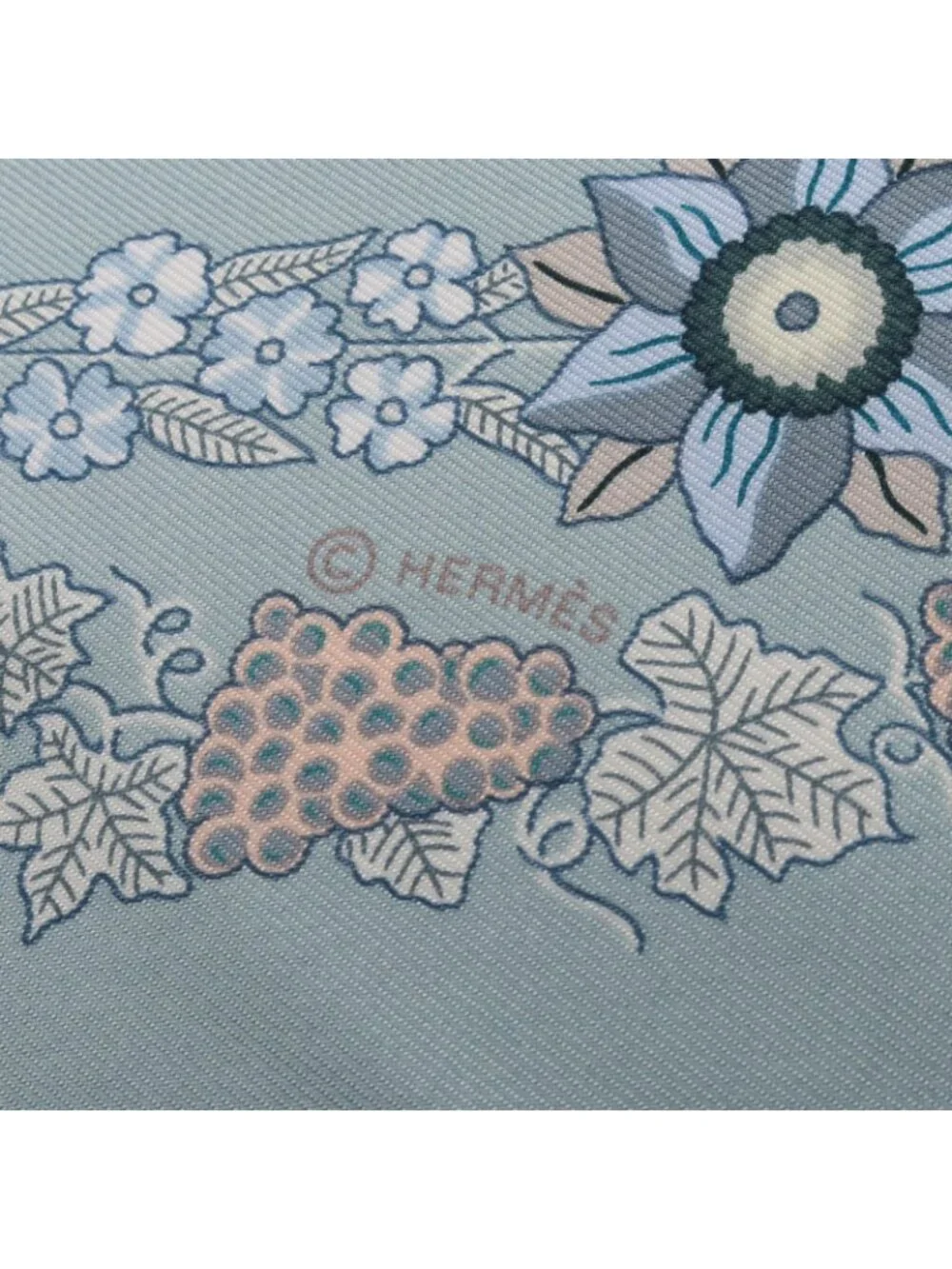 Hermes Scarf Carre 90 Brides de Gala en Fleurs Multicolor Silk